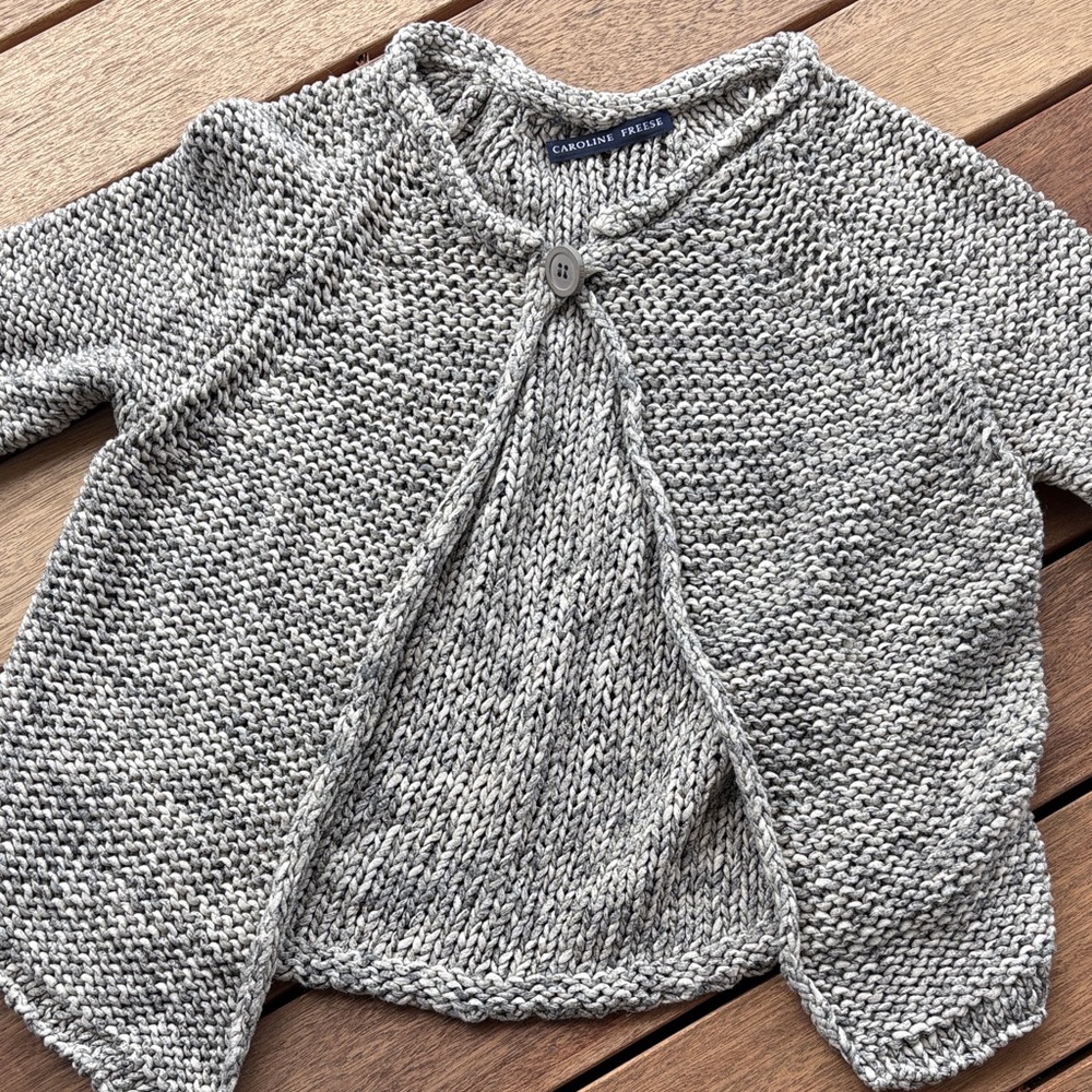 Women's Open Front Knit Cardigan - Gray